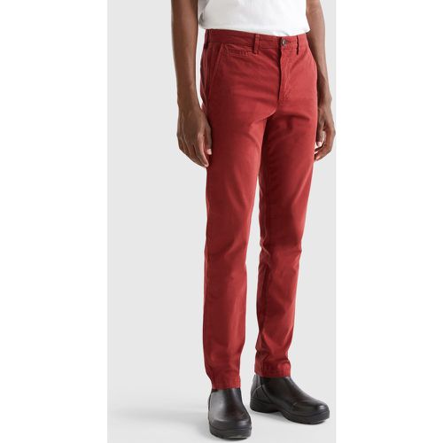 Benetton, Chino Slim Bordeaux, taille 44, Bordeaux - United Colors of Benetton - Modalova