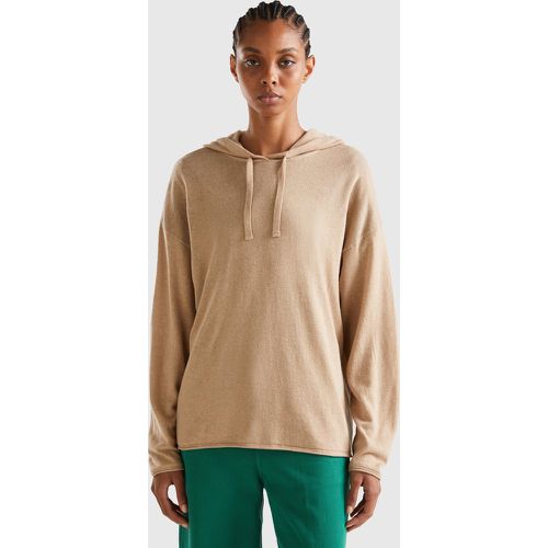 Benetton, Pull En Cachemire Mélangé À Capuche, taille L, - United Colors of Benetton - Modalova