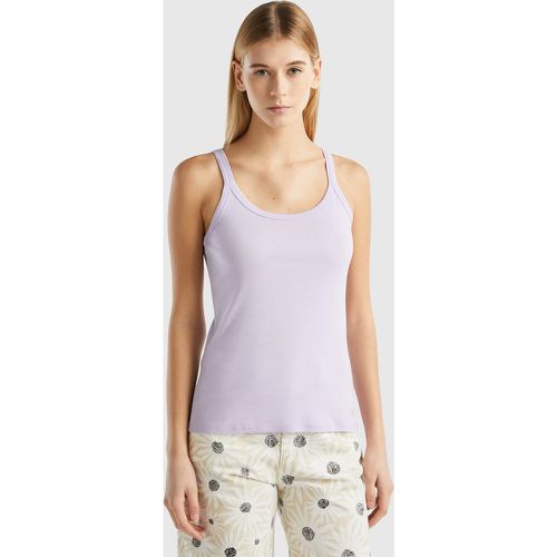 Benetton, Débardeur Lilas En Pur Coton, taille L, Lilas - United Colors of Benetton - Modalova