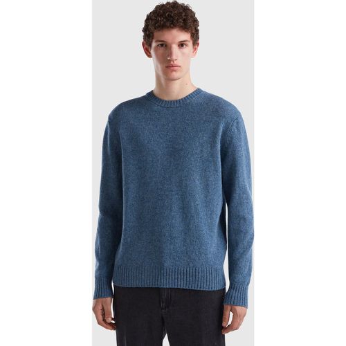 Benetton, Pull En Laine Shetland, taille XXL, Bleu Horizon - United Colors of Benetton - Modalova