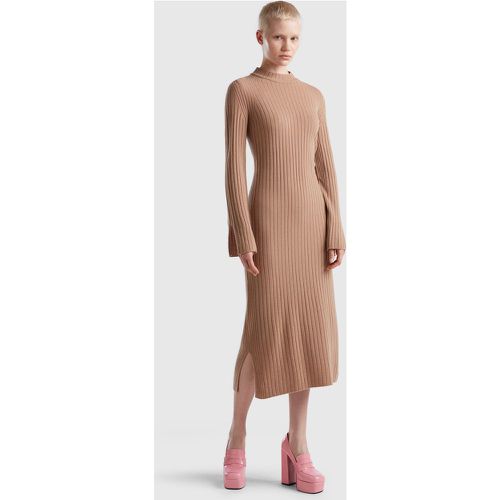 Benetton, Robe En Maille Fendue, taille L, - United Colors of Benetton - Modalova