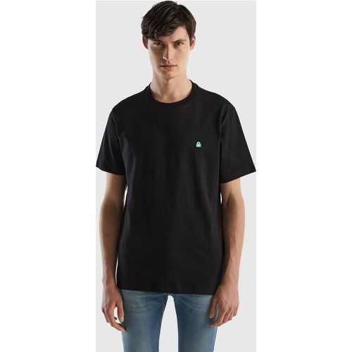 Benetton, T-shirt Basique En 100 % Coton Bio, taille XXXL, Noir - United Colors of Benetton - Modalova