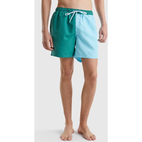 Benetton, Boxer De Bain Color Block, taille XL, Vert - United Colors of Benetton - Modalova