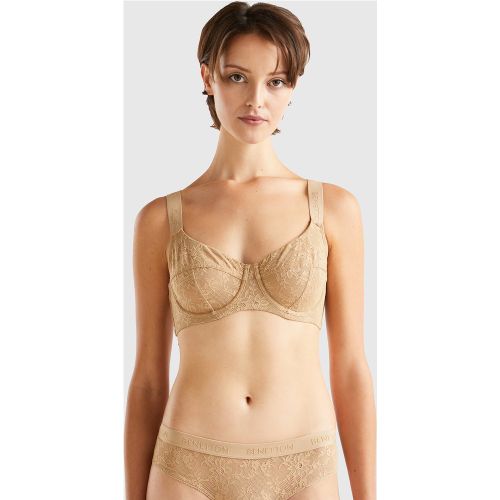 Benetton, Soutien-gorge Bonnet C En Dentelle Stretch, taille 100, - United Colors of Benetton - Modalova