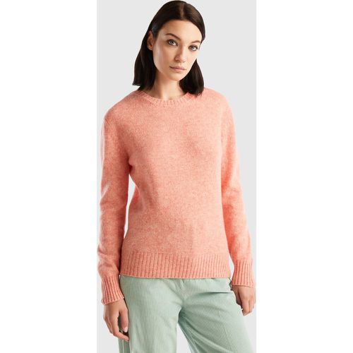 Benetton, Pull En Pure Laine Shetland, taille L, Saumon - United Colors of Benetton - Modalova