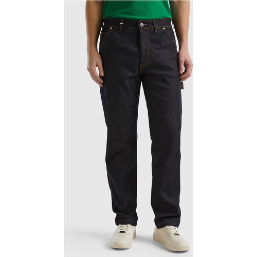 Benetton, Jeans Style Workwear, taille 42, Bleu Foncé - United Colors of Benetton - Modalova