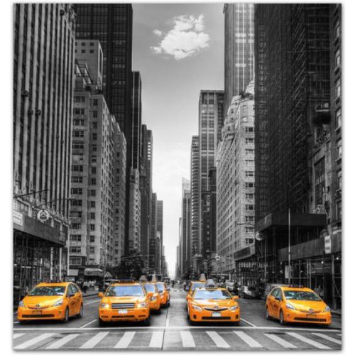 Tableau Villes Taxi Dans New York 50X50 cm ABLA - 3S. x Home - Modalova