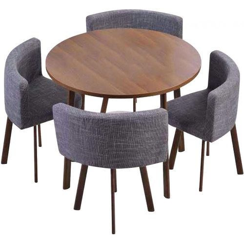 Table Ronde et Chaises en Tissu ROISSY - 3S. x Home - Modalova