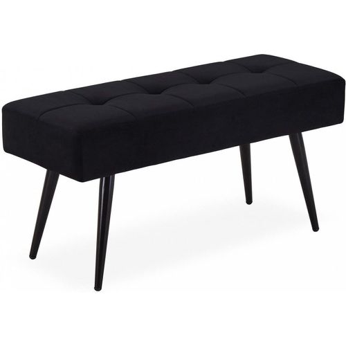 Banquette Velours Noir DARIUS - 3S. x Home - Modalova