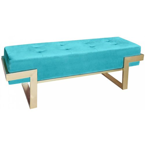 Banquette Istanbul Velours Pieds Or - 3S. x Home - Modalova