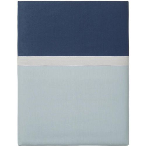 Drap plat bicolore en percale de coton, Made in France, TOI ET MOI EMBRUNS - Essix - Modalova