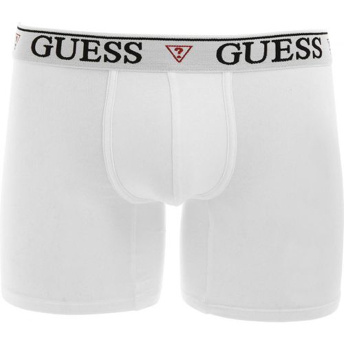 Boxer long logoté ceinture élastique - coton stretch - Guess Underwear - Modalova