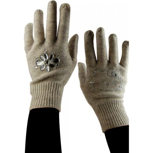 Gants Hello Kitty et strass Taille 8-1/3 by Victoria Couture - Hello Kitty by Victoria Couture - Modalova