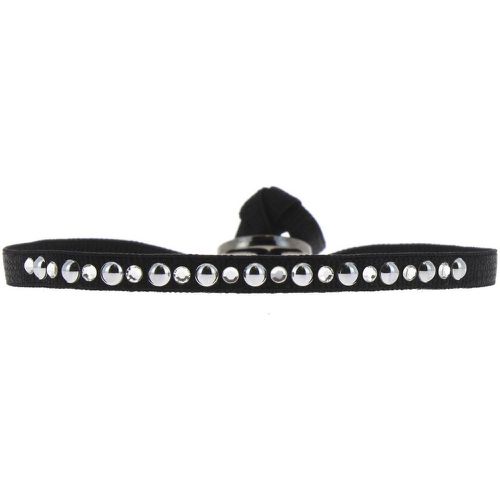Bracelet A29010 - Bracelet Tissu Acier Noir - Les Interchangeables - Modalova