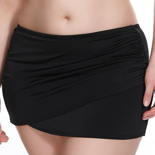 Slip de bain jupette twistée Elomi ESSENTIALS black- noir - Elomi bain - Modalova