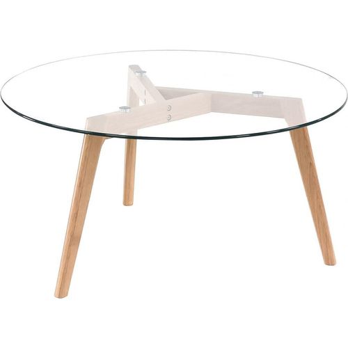 Table Basse Scandinave D90cm Verre TARJA - 3S. x Home - Modalova