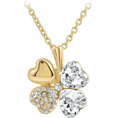 Collier So Charm - B128-DORE-CRYS - Collier Trèfle - So Charm Bijoux - Modalova