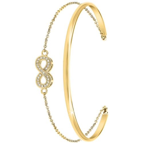 Jonc So Charm - B3238-DORE - Bracelet Infini - So Charm Bijoux - Modalova