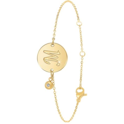 Bracelet So Charm - BD2281-DORE-M-DIAMANT - Bracelet Initial - So Charm Bijoux - Modalova