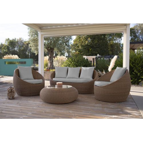 Salon de jardin design bas 4 personnes Malaga - DELORM DESIGN - Modalova