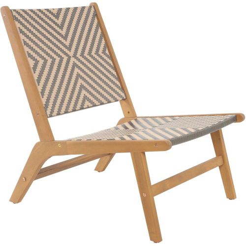 Le fauteuil intérieur extérieur en acacia massif AGUILARES au style scandinave - 3S. x Home - Modalova
