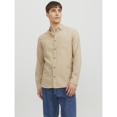 Chemise homme écru en coton Juan - jack & jones - Modalova