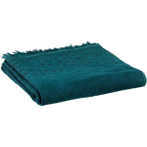 Drap de douche Julia Pétrole 70 x 140 - Maison Vivaraise - Modalova