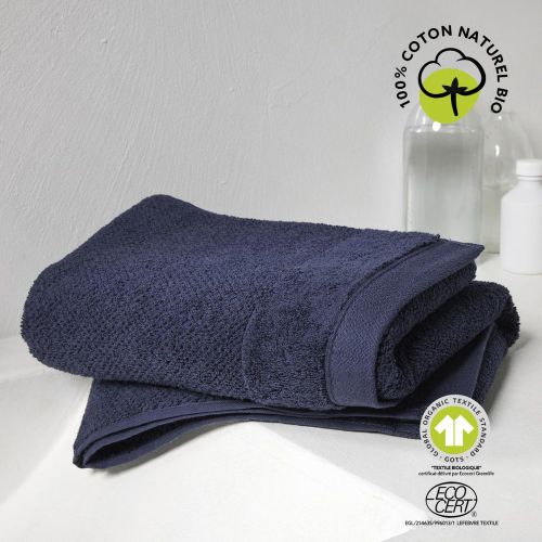 Serviette de Bain Coton Organic, Navy - Today - Modalova