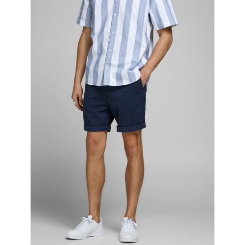 Short chino bleu en coton - jack & jones - Modalova