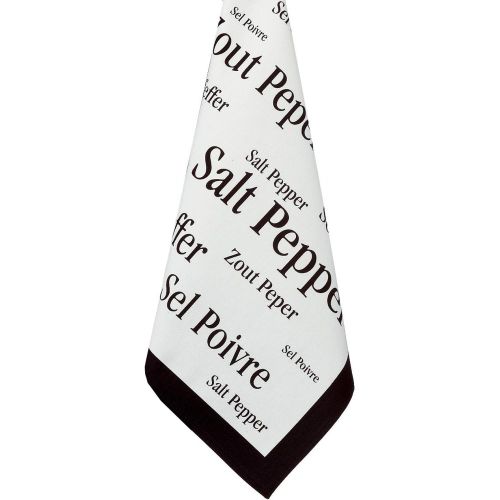 Torchon imprimé PEPPER- Noir - Maison Vivaraise - Modalova