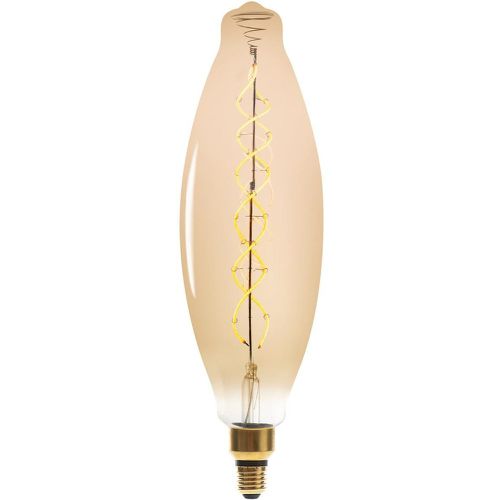 Ampoule LEDAmande ambrée, filament torsadé E27 - 4W - 3S. x Home - Modalova