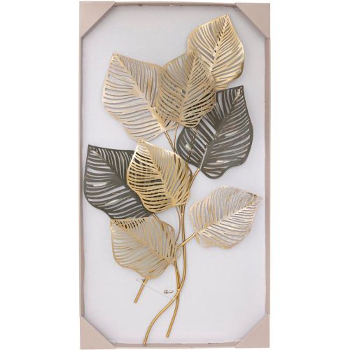 Déco murale Nadia Métal doré noir - 3S. x Home - Modalova