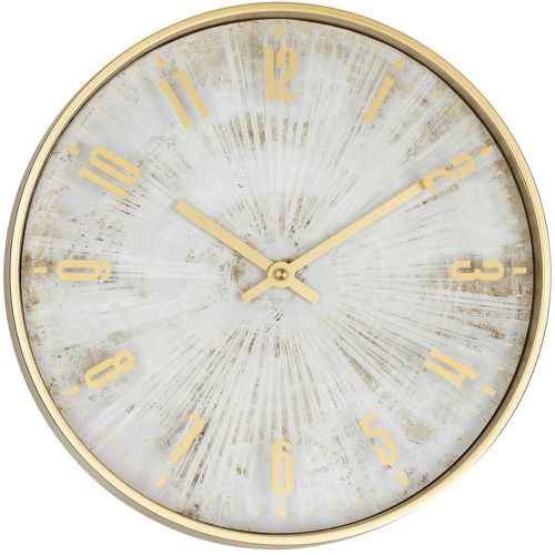 Horloge Izzie en verre - 3S. x Home - Modalova