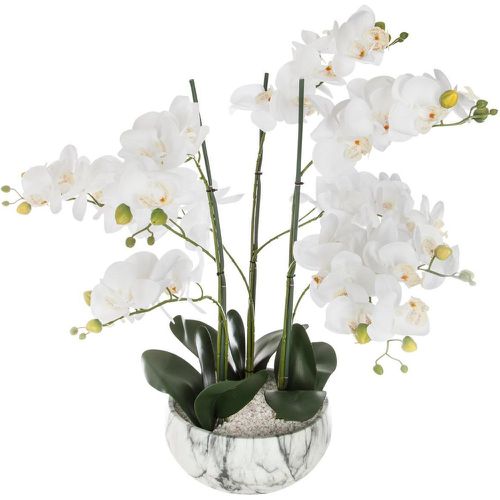 Orchidée pot ciment marbre H65 - 3S. x Home - Modalova