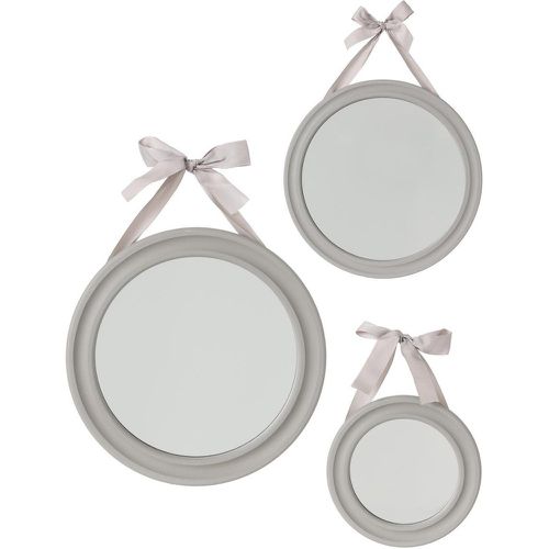 Lot de 3 miroirs ronds à ruban taupe - 3S. x Home - Modalova