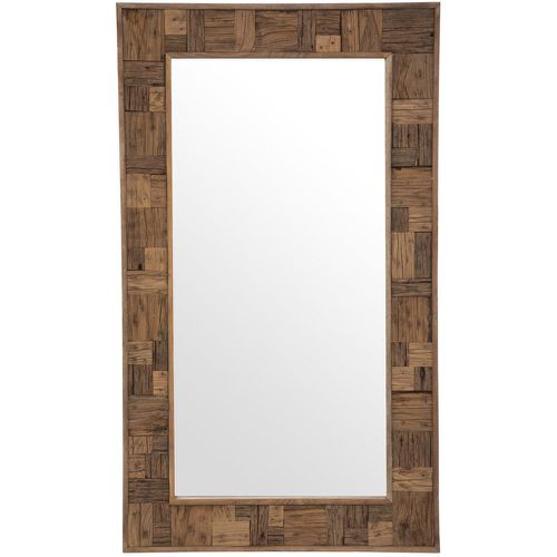 Miroir en bois Ori 70x115cm beige - 3S. x Home - Modalova