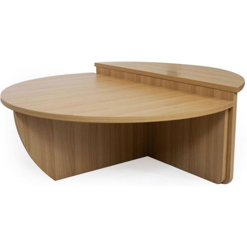 Set de 2 tables basses design Glowik Chène clair - 3S. x Home - Modalova