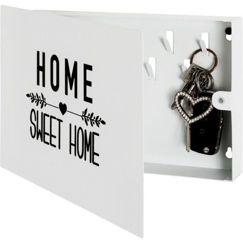 Boîte à clés à motif Home Sweet Home avec 9 crochets en Métal laqué - 3S. x Home - Modalova