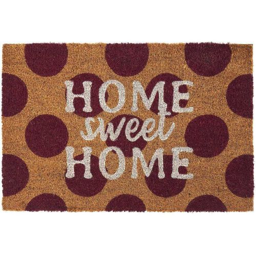 Paillasson Pois Home Sweet Home en Fibre De Coco - 3S. x Home - Modalova