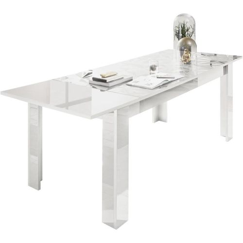 Table extensible 137x90cm PRISMA laqué brillant - 3S. x Home - Modalova