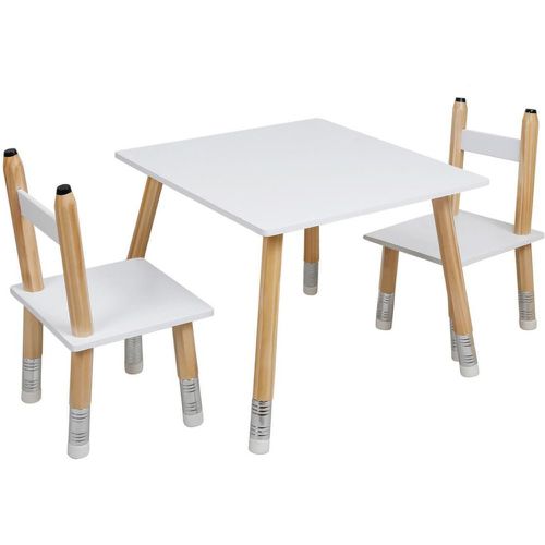 Table Et 2 Chaises Crayon - 3S. x Home - Modalova