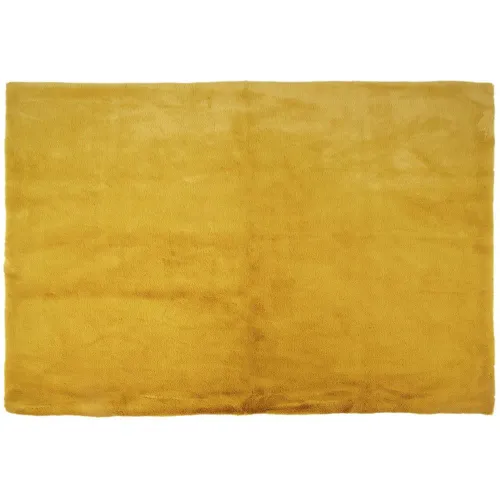 Tapis Imitation Poil Fin Moutarde 120x170cm en polyester - 3S. x Home - Modalova