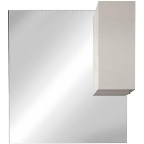 Miroir Led Villarica avec Colonne Integrée laqué brillant blanc - 3S. x Home - Modalova