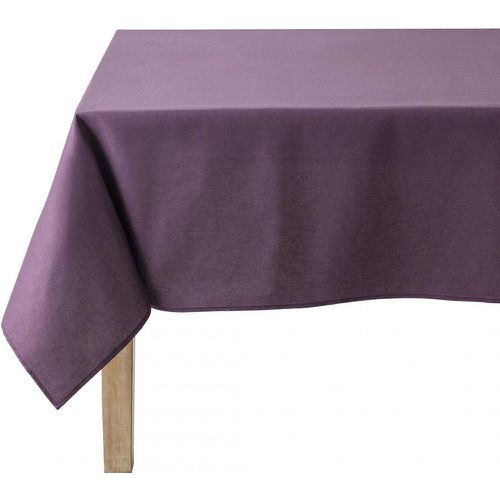 Nappe ronde unie en coton, traitée Teflon, Made in France, CAMBRAI , violet - Coucke - Modalova