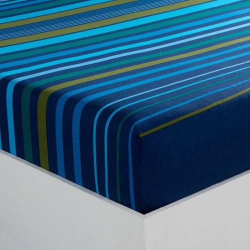 Drap-housse coton JASPE - Bleu - 3S. x Collection (Nos Imprimés) - Modalova