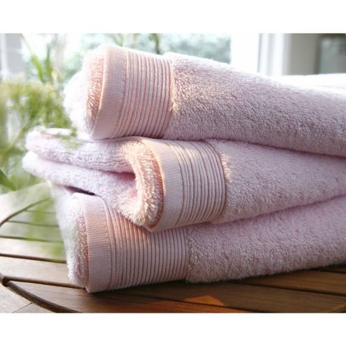 Drap de bain micro-coton 600 gr/m² uni Pétale - Blanc des Vosges - Modalova