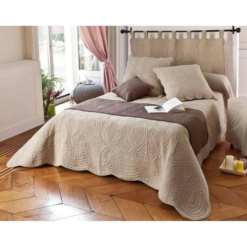 Housse d'oreiller et de coussin en boutis uni coton - Becquet - Modalova