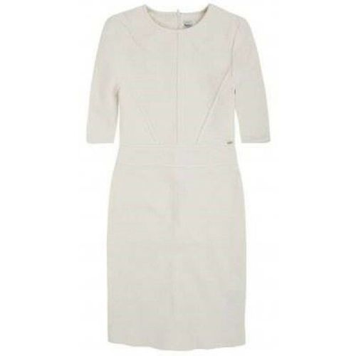 Robe manches courtes tissu fantaisie reliéfé Savick - en coton - Pepe Jeans - Modalova