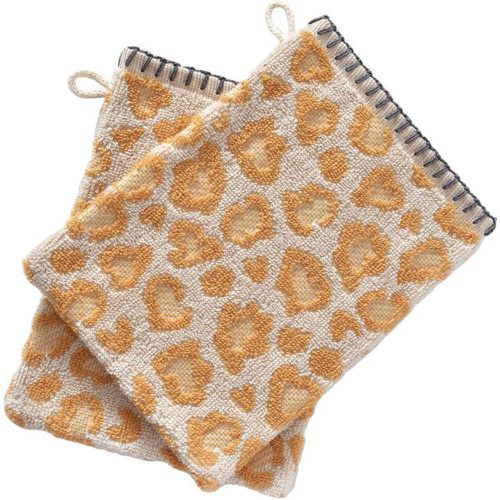 Lot de 2 gants FAUVE motif leopards 15x22cm - Becquet - Modalova