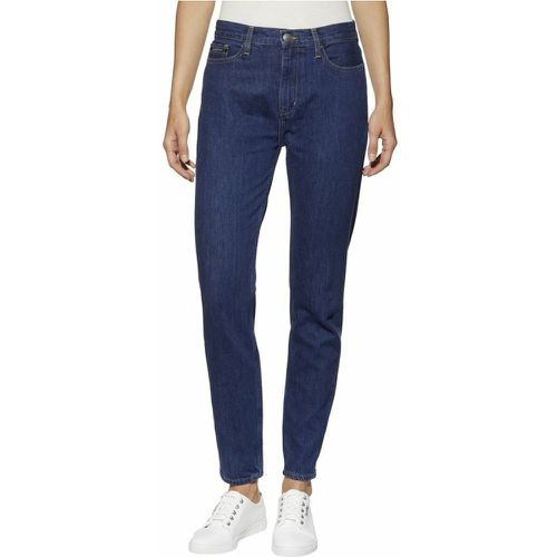 Jean skinny taille haute L32 Calvin Klein - Denim Brut en coton - Calvin Klein Mode - Modalova